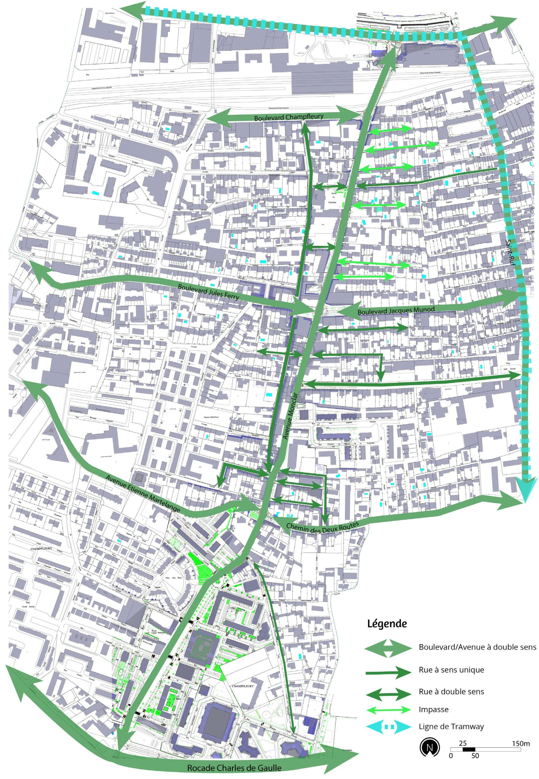 Aménagement de l'avenue Monclar à Avignon Trafalgare